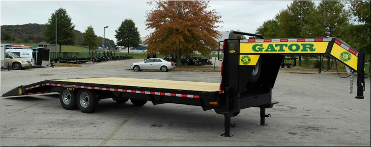 Gooseneck flat bed trailer for sale14k  Taylor County, Kentucky